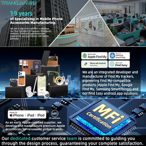 เครื่องติดตาม GPS อัจฉริยะป้องกันการสูญเสียของดีไซเนอร์ใหม่อุปกรณ์ค้นหาตำแหน่งที่ได้รับการรับรองจาก MFI สำหรับ iPhone พร้อม iOS พลาสติกสำหรับ airtag - Product Image 6