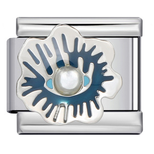 All'ingrosso abbigliamento quotidiano in acciaio inox bel Design unico occhio braccialetto Charm nominato stile italiano modulare 9mm Charm <span class=keywords><strong>bracciale</strong></span> - Product Image 2