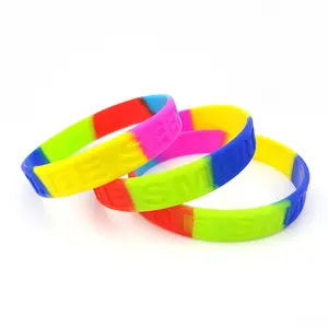 Silicone Hand band Armband for Advertising Custom Silicone Bracelets Sports Bracelet