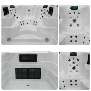Spa moderne en acrylique pour 6 personnes avec système de contrôle Balboa pour utilisation en extérieur - Product Image 6