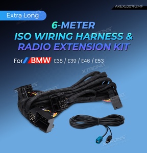 XTRONS Faisceau de câblage ISO de 6 mètres et kit d'extension radio pour BMW E38/E39/E46/E53 - Product Image 3