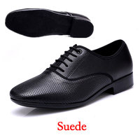 Zapatos de Baile Latino de Cuero Genuino para Hombre, Suela de Gamuza, Zapatos de Baile Moderno de Piel de Vaca para Hombre, Zapatos de Baile Cuadrado para Adultos