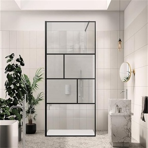 Pannello di vetro doccia fisso Oumeiga <span class=keywords><strong>vicino</strong></span> a Me schermo doccia intero 85X190 cm porta doccia Walkin - Product Image 4