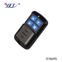 Télécommande sans fil RF à 4 boutons YET2197 433/315 MHz avec code d'apprentissage, clonage face à face, pour porte de garage