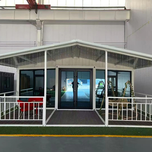 20ft 40ft lüks prefabrik Villa genişletilebilir taşınabilir ev 3 yatak odası ile prefabrik konteyner ev