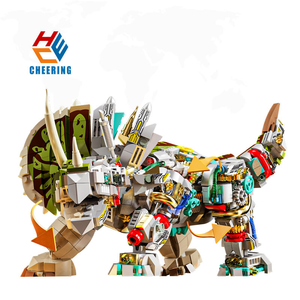 Meiji 13 050 Bloques de Construcción Semimecánicos de Dinosaurios, Juguete Educativo de Ciencia, Plástico ABS, Temática Animal, Modelo DIY para Niños - Product Image 6