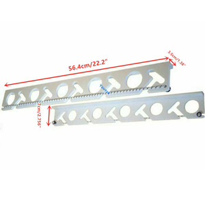 Support de canne à pêche à 10 trous, support mural, 56.4cm, rangement durable pour usage domestique - Product Image 1