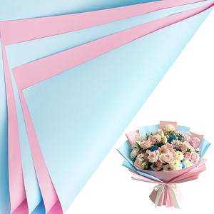 Solid Color <b>Paper</b> Flower Packaging <b>Paper</b> Waterproof Florist Bouquet Packaging <b>Wrapping</b> <b>Paper</b> for Flowers Multicolor - Product Image 4