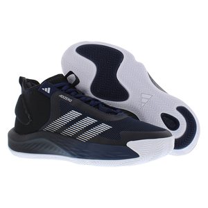 Zapatillas de Baloncesto Adidas Adizero Select Team para Hombre, Azul Marino, Plateado Metálico, Blanco - Product Image 4