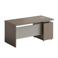 Bureau en bois convertible moderne, simple, économique, de taille standard, robuste, avec assemblage facile pour usage commercial