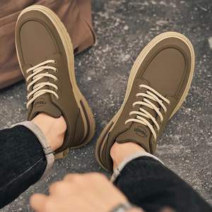 Zapatillas Casuales para Hombre al por Mayor de Fábrica, Estilo Trabajo con Suela Gruesa Antideslizante para Uso Diario en la Calle y al Aire Libre - Product Image 3