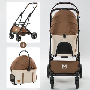 Poussettes <span class=keywords><strong>pour</strong></span> animaux de compagnie 3 en 1 bon marché Poussettes amovibles <span class=keywords><strong>pour</strong></span> chiens de petite taille et de taille moyenne 15kg - Product Image 5