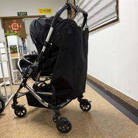 Hamac de siège léger pour extérieur, fixation pour poussette, hamac pratique pour bébé, hamacs pour bébé pour chariot de courses double