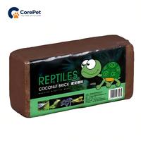 Substrat pour reptiles en fibres de noix de coco naturelles - Mélange de sable et de terre pour terrarium écologique pour tortues et lézards