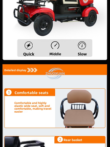 Scooter de Batería de 3 Ruedas y Doble Fila, Doble Propósito para Adultos y Niños, Transporte Diario - Product Image 4