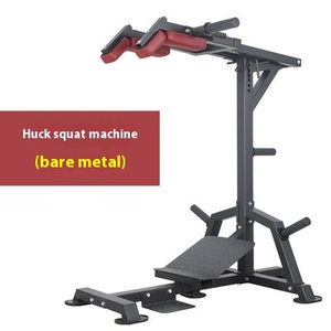 Máquina de sentadillas de acero Hick de soporte de carga grande para entrenador de gimnasio comercial y doméstico, equipo muscular cargado con placa bidireccional, prensa de piernas - Product Image 5