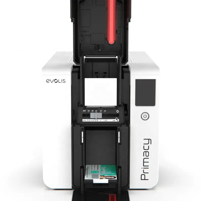 Evolis PRIMACY 2 Single-side Dual Side PVC ID Card Printer With Chip for NFC Card
