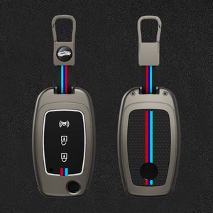 Para LR2 2013-2015, Paquete Completo de Carcasa Protectora para Llave Inteligente de Coche, Aleación de Zinc, Silicona, Metal, Accesorios de Negocios - Product Image 1