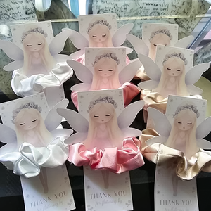 Cartes de présentation personnalisées pour accessoires capillaires, avec <span class=keywords><strong>logo</strong></span> et texte sur mesure, étiquettes d'emballage pour bijoux, idéales pour cadeaux de fête et de danse - Product Image 6