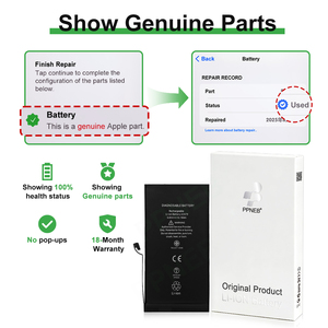 <span class=keywords><strong>แบ</strong></span><span class=keywords><strong>ต</strong></span>เตอรี่โทรศัพท์แท้จากผู้ผลิ<span class=keywords><strong>ต</strong></span> (OEM) ใหม่เอี่ยม 0-Cycle ระบบ IOS 26 สำหรับ <span class=keywords><strong>iPhone</strong></span> 12-16 Pro Max รับประกัน 18 เดือน - Product Image 2