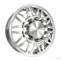 Fabricant de roues forgées OEM personnalisées en gros pour camions lourds, jantes arrière doubles commerciales multi-pièces à rebord profond