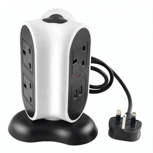 New Arrival 5 Way + 2 cổng USB Surge Protector USB ổ cắm Extender phổ cắm ổ cắm - Product Image 3