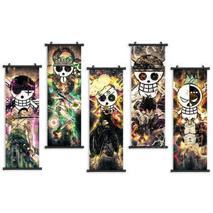 Nuevo Diseño, Póster de Anime Japonés de Luffy, Zoro y Sanji, Impresión de Personajes de Dibujos Animados, Cuadro Colgante, Cosplay, Póster de Pared de <span class=keywords><strong>Manga</strong></span> - Product Image 2