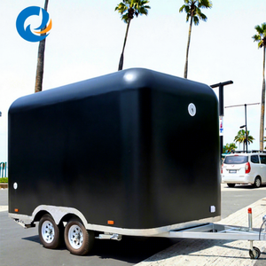 Remolque de Comida Móvil Personalizable para Exteriores, Carrito de Helados, Dulces, Hot Dogs, Panadería, Café, Eléctrico, de Fibra de Vidrio, con Cocina Completa - Product Image 1