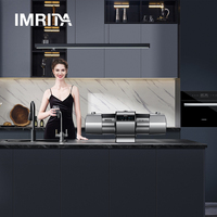 IMRITA Promotion Système de filtration d'eau pour toute la maison à membrane UF par ultrafiltration, manuel/électrique, en acier inoxydable, débit de 4000 L/H