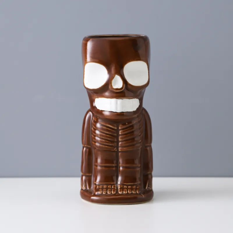 Tiki-tasses en céramique Tiki mugs cocktail set-grands gobelets tiki en céramique-mignons verres à cocktail exotiques-tasses en céramique drôles