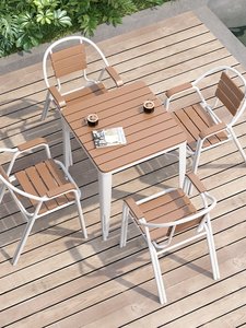 Set di <span class=keywords><strong>Tavolo</strong></span> e <span class=keywords><strong>Sedie</strong></span> da <span class=keywords><strong>Giardino</strong></span> in Bambù Stile Nordico, Impermeabile e Resistente al Sole, <span class=keywords><strong>per</strong></span> 4 Persone, Ideale <span class=keywords><strong>per</strong></span> Balcone e Cortile - Product Image 5