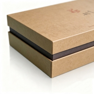 Cajas rígidas de papel kraft personalizadas, de forma rectangular, para embalaje de regalo de alta gama con inserto de EVA para joyería, relojes y gafas. - Product Image 2