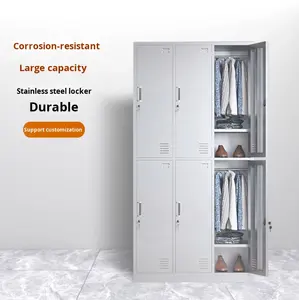 خزانة سميكة من الفولاذ المقاوم للصدأ ورشة عمل للمدرسة موظف استخدام خزانة ملفات متينة للمستشفيات - Product Image 4