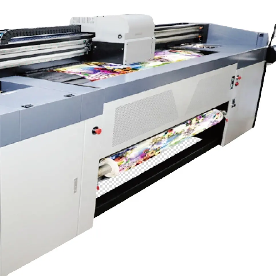 Stampante a sublimazione per trasferimento di tintura di grande formato da 1.8m/3.2m Epson i3200 macchina per carta tessile industriale