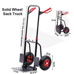 Keranjang bergerak troli memanjat dua roda kapasitas muatan 250 KG truk karung tangan dapat dilipat - Product Image 5