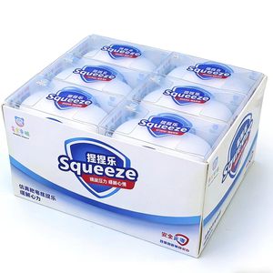 Balle de savon moelleuse et amusante BT, jouet anti-stress à rebond lent, fait main, à presser et à pincer, pour le bureau, cadeau pour adultes - Product Image 5
