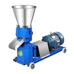 Machine à granulés d'aliments pour animaux, moteur électrique triphasé, paille, taille de granulés personnalisable, haute productivité, matériau en acier - Product Image 4
