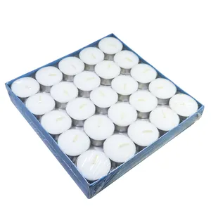 50pcs Pack Teelicht Unscented White Tealight Candle Russia Tea Lights Candle/candels