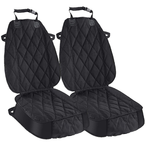 Funda de Asiento de Coche para Perros, Impermeable, de Oxford, para Asientos Delanteros, Duradera, Antideslizante, Acolchada, con Solapas Laterales - Product Image 1