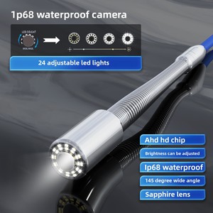 Câble de 9mm de diamètre 200m <span class=keywords><strong>Caméra</strong></span> d'inspection d'endoscope de pipeline industriel 512Hz 10 pouces - Product Image 4