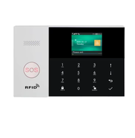 Kit Sistem Alarm Keamanan Sensor Gerak PIR Bahan ABS Kontrol Aplikasi Smart Life Wi-Fi GSM Alarm Klakson