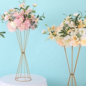Engagement Party Prop Flower Ball Stand Trumpet Vase <b>Table</b> Centerpieces for Wedding Decoration Centerpiece Supply Wholesaler - Product Image 5