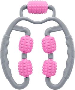 Masseur musculaire profond à 360 degrés, rouleau en mousse manuel à angle réglable, relaxant pour le cou et les jambes, pour un exercice et une thérapie confortables - Product Image 2