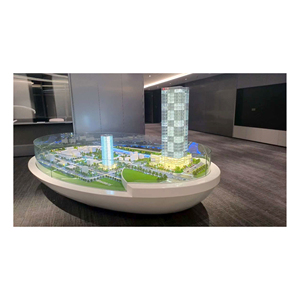 Super High-rise Office Building Light Show Planification Modèle <span class=keywords><strong>de</strong></span> construction Centre commercial Modèle architectural miniature - Product Image 3