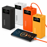 Batterie externe portable 50000 mAh avec chargeur rapide PD 20W et ports USB multiples pour cadeaux promotionnels d'entreprise en gros