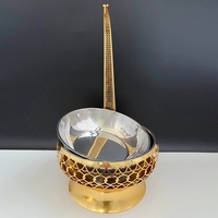 Luxus Modernes Design Gold Restaurant Servier ausrüstung 4L 6L 8L Catering Buffet Essen Erwärmung & Halten Container Set