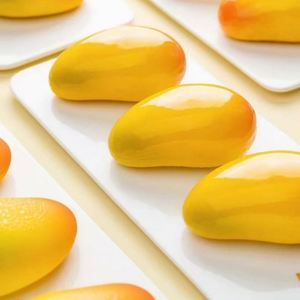 แม่พิมพ์ซิลิโคนเค้กมูสมะม่วง 6 ช่อง/10 ช่อง ทนความร้อนสูง ใช้กับเตาอบได้ สำหรับทำไอศกรีม พานาคอตต้า - Product Image 4