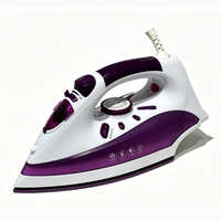 Fer à vapeur électrique pour vêtements en acier inoxydable, vapeur puissante, température réglable, anti-goutte, autonettoyant, design compact pour voyage