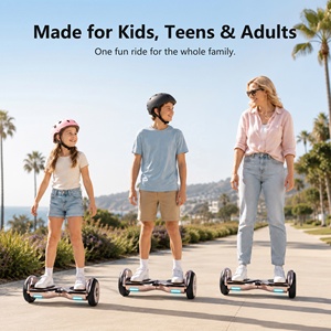 Hoverboard intelligent portable 10 pouces pour adultes, fabriqué par OEM/ODM, puissant, à double moteur, tout-terrain, auto-équilibrant. - Product Image 6