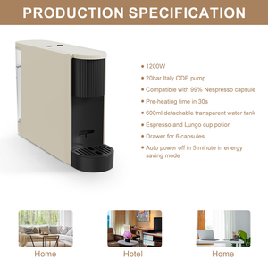 Fábrica al por mayor <span class=keywords><strong>Mini</strong></span> diseño logotipo personalizado cápsula <span class=keywords><strong>cafetera</strong></span> - Product Image 6
